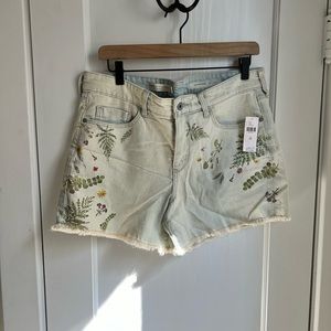 NWT Anthropologie floral printed shorts